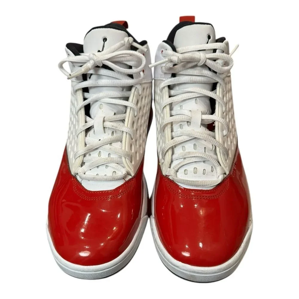 Nike Air Jordan Men's Maxin 200 White Gym Red CD6107-106 Sneakers 10